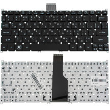 Клавиатура для ноутбука ACER (AS: S3, S5, V5, One: 756, TM: B1) rus, black, без фрейма