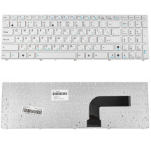 Клавиатура для ноутбука ASUS (A52, K52, X54, N53, N61, N73, N90, P53, X54, X55, X61), rus, white (K52 version)