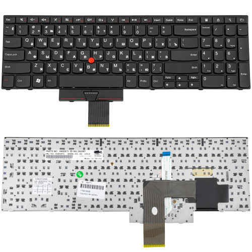 Клавиатура для ноутбука LENOVO (Edge: E520, E525) rus, black