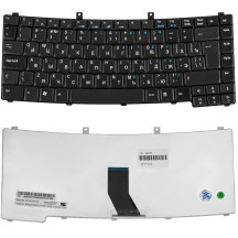 Клавіатура для ноутбука ACER (TM: 2300, 2400, 3200, 4000, 4100, 4200, 4400, 4500, 8000, 8100) rus black