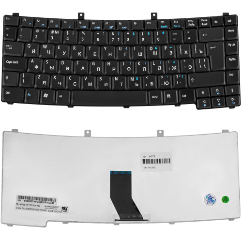Клавіатура для ноутбука ACER (TM: 2300, 2400, 3200, 4000, 4100, 4200, 4400, 4500, 8000, 8100) rus black