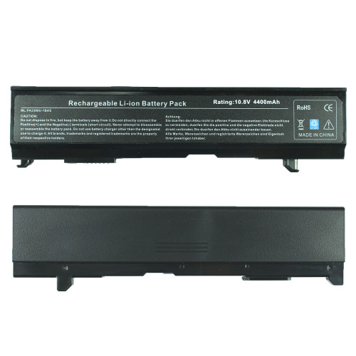 Батарея для ноутбука Toshiba PA3399 (A80, A100,  A105, A110, A135, M40, M50, M55, M70, M100, M105, M115) 10.8V 4400mAh Black