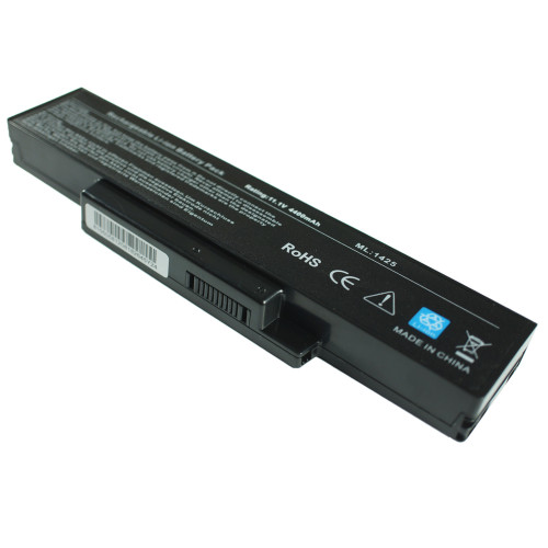 Батарея для ноутбука Dell D1425 (без виступів) (DELL Inspiron: 1425, 1426, 1427, MSI M655, M660, M662) 11.1V 4400mAh Black