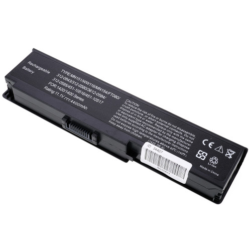 Батарея для ноутбука Dell WW116 (Inspiron: 1420, Vostro: 1400) 11.1V 4400mAh Black