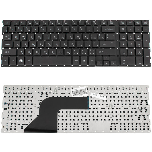 Клавіатура для ноутбука HP (4510s, 4515s, 4710s, 4750s) rus, black без фрейма