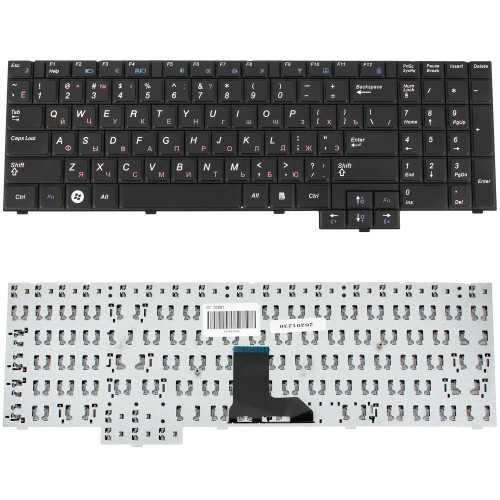 Клавиатура для ноутбука SAMSUNG (E352, E452, P580, R519, R523, R525, R528, R530, R538, R540, R620, RV508, RV510) rus, black