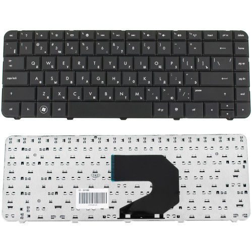 Клавиатура для ноутбука HP (Compaq: 430, 431, 630, 635, 640, 650, 655, СQ43, CQ57, CQ58, Pavilion: G4-1000, G6-1000) rus, black