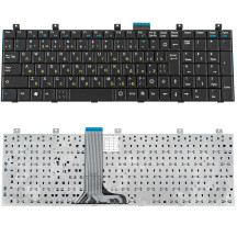 Клавіатура для ноутбука MSI (MS-163D, MS-1635, MS-1656, MS-1675, MS-1682, MS-1683, CR500, CR600, CX500, CX600, VR700, LG E500) rus, black