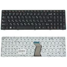 Клавиатура для ноутбука LENOVO (G570, G575, G770, G780, Z560, Z565) rus, black, black frame