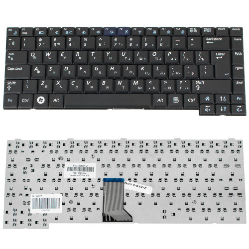 Клавиатура для ноутбука SAMSUNG (P500, P510, P560, R39, R40, R41, R58, R60, R70, R503, R505, R508, R509, R510, R560) rus, black