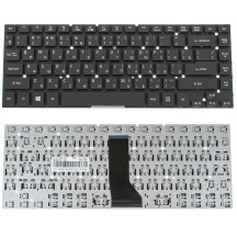 Клавіатура для ноутбука ACER (AS: 3830, 4830, TM: 3830, 4755, 4830) rus, black, без фрейма (Win 7)