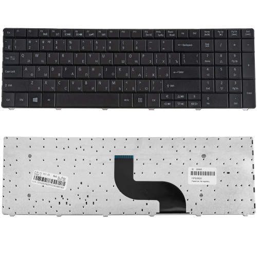 Клавиатура для ноутбука ACER (AS: E1-521, E1-531, E1-571, TM: 5335, 5542, 5735, 5740, 5744, 7740, 8571, 8572) rus, black