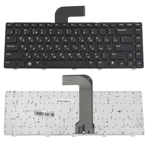 Клавиатура для ноутбука DELL (Inspiron: 5520, M4110, M5040, M5050, N4110, N5040, N5050, Vostro: 1540, 3550, XPS: L502) rus, black