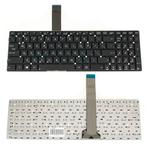 Клавіатура для ноутбука ASUS (K55, K75A, K75VD, K75VJ, K75VM, U57) rus, black, без фрейма