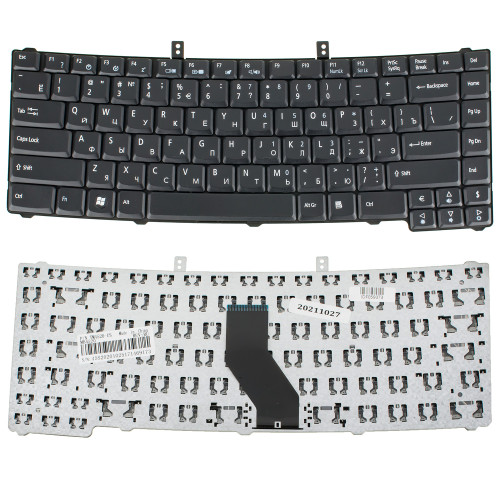 Клавиатура для ноутбука ACER (EX: 4120, 4220, 4420, 4630, 5120, TM: 4320, 4720, 5220, 5310, 5520, 5720), rus, black