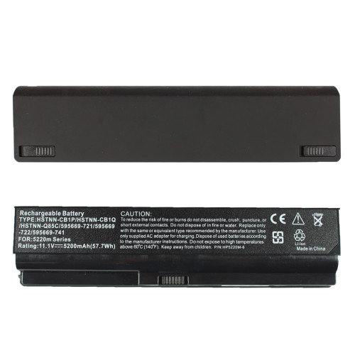 Батарея для ноутбука HP 5220m (ProBook 5220m series) 11.1V 5200mAh Black