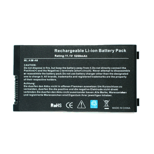 Батарея для ноутбука ASUS A32-F80 (A8, F8, F50, X60, X61, N80, N81, F80, F81, F83, X80, X81, X82, X85) 11.1V 5200mAh Black