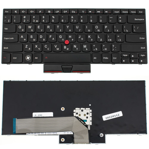 Клавіатура для ноутбука LENOVO (Edge: 14, 15, E40, E50) rus, black