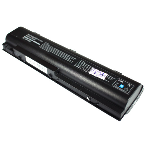 Батарея для ноутбука HP DV1000 (Pavilion DV1000, DV1200, DV1300, DV4000, DV4100, DV4200) 10.8V 6600mAh Black