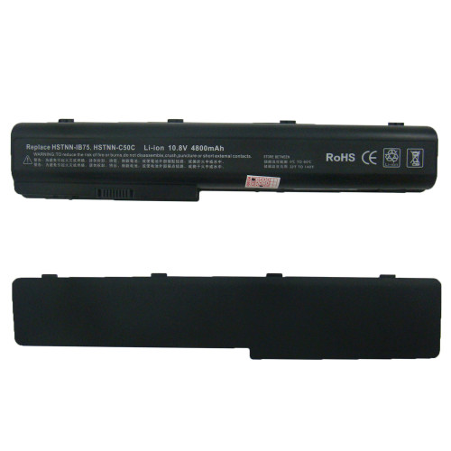 Батарея для ноутбука HP DV8 (Pavilion DV7-1000, DV7T-1000, DV7Z-1000, DV7-2000, DV7-2100, DV7-2200, DV7-3000, DV7-3100, DV8-1000, HDX18, HDX18T, HDX X18-1000, HDX X18-1100 series) 10.8V 4800mAh Black