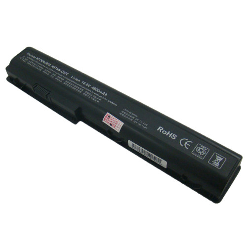 Батарея для ноутбука HP DV8 (Pavilion DV7-1000, DV7T-1000, DV7Z-1000, DV7-2000, DV7-2100, DV7-2200, DV7-3000, DV7-3100, DV8-1000, HDX18, HDX18T, HDX X18-1000, HDX X18-1100 series) 10.8V 4800mAh Black