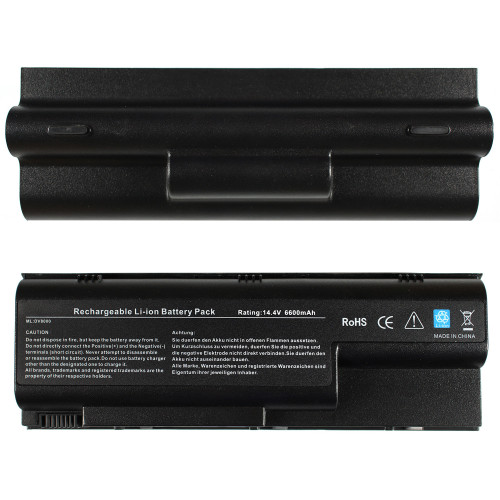 Батарея для ноутбука HP DV8000 (Pavilion: dv8000, dv8100, dv8200, dv8300, dv8400 Series) 14.4V 6600mAh Black