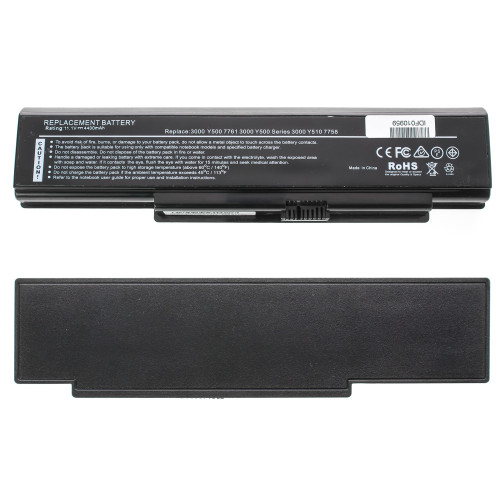 Батарея для ноутбука Lenovo 121TL070A (Y510, Y530, Y710, Y730 Series) 11.1V 4400mAh Black