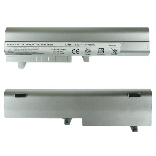 Батарея для ноутбука Toshiba PA3732 (NB200, NB201, NB205, NB255, NB300) 10.8V 4400mAh 48Wh Silver