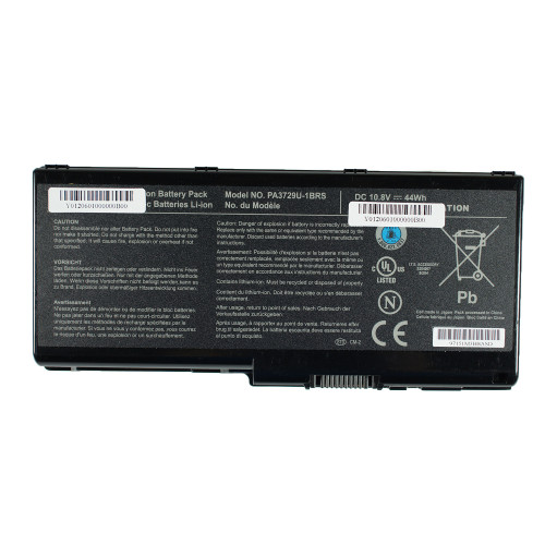 Батарея для ноутбука Toshiba PA3729 (Qosmio: X500, X505 series, Satellite: P500 series) 10.8V 4400mAh 47Wh Black