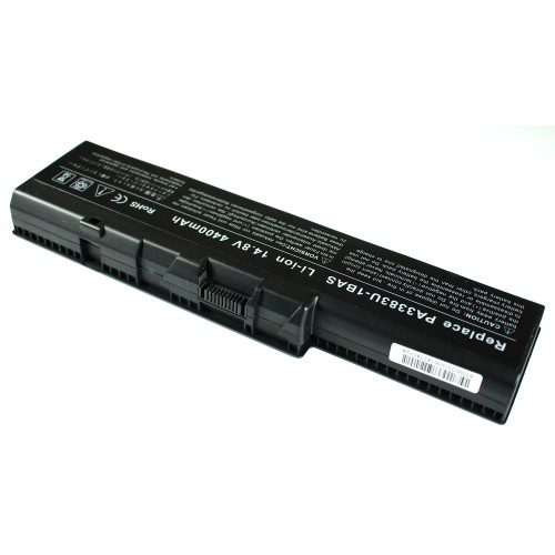 Батарея для ноутбука Toshiba PA3383 (Satellite: A70, A75, P30, P35 series) 14.8V 4400mAh Black