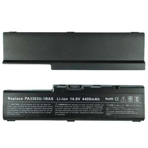 Батарея для ноутбука Toshiba PA3383 (Satellite: A70, A75, P30, P35 series) 14.8V 4400mAh Black