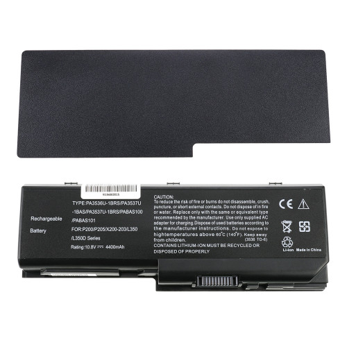Батарея для ноутбука Toshiba PA3536 (Equium P200 Series, Satellite: L350 Series, L355 Series, L355D Series, P200 Series) 10.8V 4400mAh Black