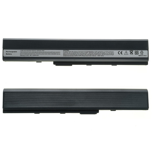 Батарея для ноутбука ASUS A32-K52/11.1V (A40, A42, A52, A62, B53, F85, F86, K42, K52, K62, N82, P42, P52, P62, P82, X42, X52, X67) 11.1V 5200mAh Black