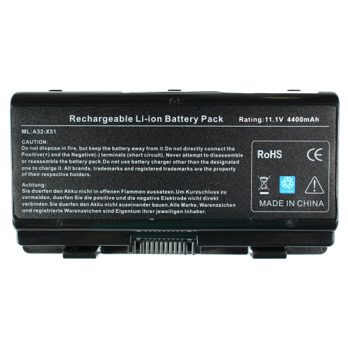 Батарея для ноутбука Asus A32-X51 (T12, X51) 11.1V 4400mAh Black
