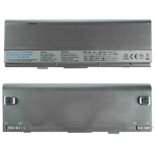 Батарея для ноутбука Asus A32-U6 (U6E, U6Ep, N20 series, U6S, U6V) 11.1V 6600mAh Silver