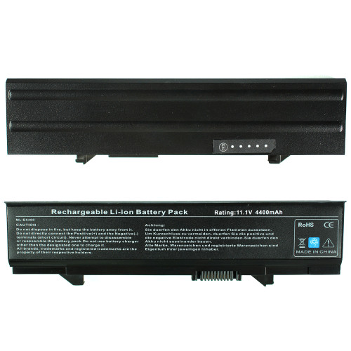 Батарея для ноутбука DELL KM742 (Latitude: E5400, E5410, E5500, E5510) 11.1V 4400mAh Black