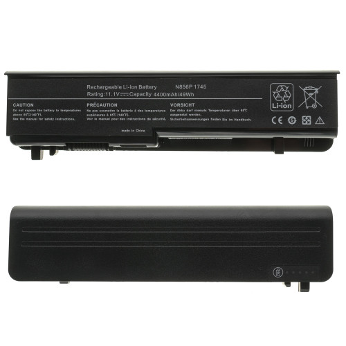 Батарея для ноутбука Dell N856P (Studio: 17, 1745, 1747, 1749) 11.1V 4400mAh Black