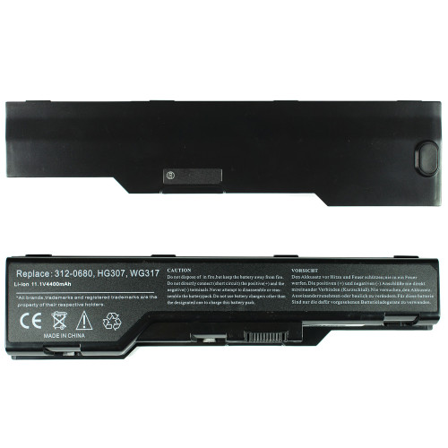 Батарея для ноутбука Dell HG307 (XPS: M1710, M1730) 11.1V 4400mAh Black