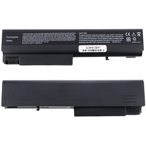 Батарея для ноутбука HP NC6120 (Compaq Business 6510b, 6515b, 6710b, 6710s, 6715b, 6715s, 6910p, nx5100, nx6100, nx6300, nc6100, nc6200, nc6300, nc6400 series) 11.1V 4400mAh Black