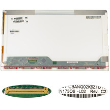 Матриця 17.3 N173O6-L02 (1600*900, 40pin, LED, NORMAL, глянцева, роз'єм ліворуч знизу) для ноутбука (renew)