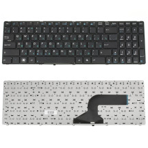 Клавіатура для ноутбука ASUS (A52, K52, X54, N53, N61, N73, N90, P53, X54, X55, X61), rus, black (K52 version)