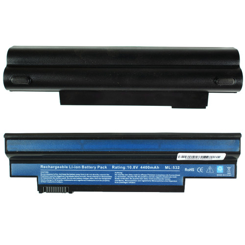 Батарея для ноутбука ACER Aspire ONE 532 (Aspire ONE AO532h, AO533, NAV50 series ) 10.8V 4400mAh, Black