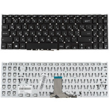 Клавиатура для ноутбука ASUS (X509 series) ukr, black, без фрейма