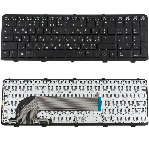 Клавіатура для ноутбука HP (ProBook: 450, 455, 470) ukr, black (15.6)