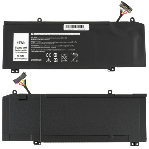 Батарея для ноутбука DELL 1F22N (Alienware M17 series) 15.2V 3000mAh 46Wh Black
