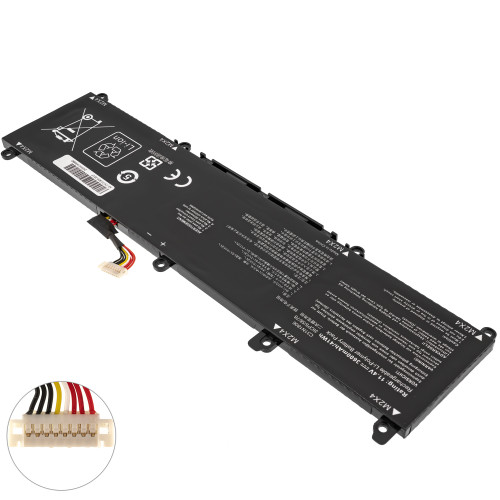 Батарея для ноутбука ASUS C31N1806 (Vivobook S13 S330UA) 11.4V 3600mAh 41Wh Black