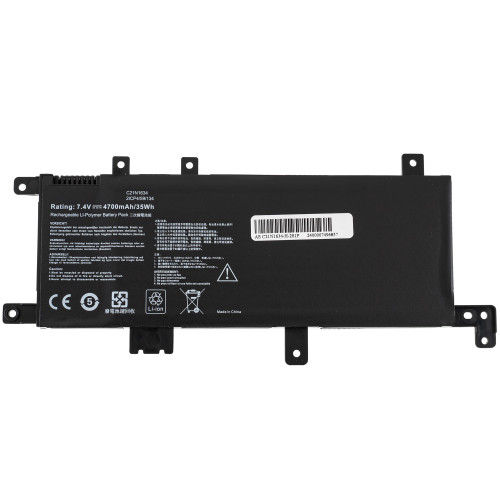 Батарея для ноутбука ASUS C21N1634 (VivoBook X542UA, X542UF, X542UN, X542UR, X542BP) 7.4V 4700mAh 35Wh Black