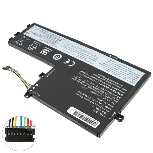 Батарея для ноутбука LENOVO L18C3PF6 (IdeaPad S340-14API, C340-14API) 11.4V 4500mAh 51Wh Black