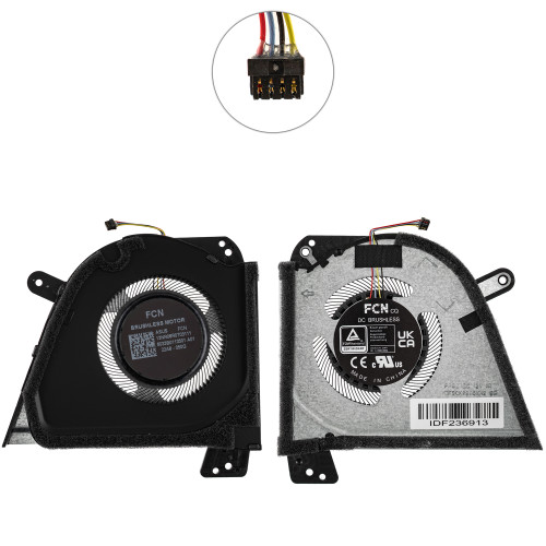 Оригінальний вентилятор для ноутбука Asus ROG Zephyrus (GU603ZE, GU603ZM, GU603ZW) GPU Fan, 12V