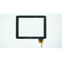 Тачскрін (сенсорне скло) для DPT 300-N3708A-B00 VER1.0, 8, зовнішній розмір 196х151 мм, 12 pin, чорний